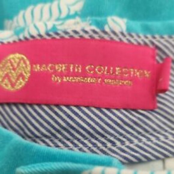 Macbeth Collection by Margaret Josephs Shorts Rope Print Women Size Large - Picture 5 of 5